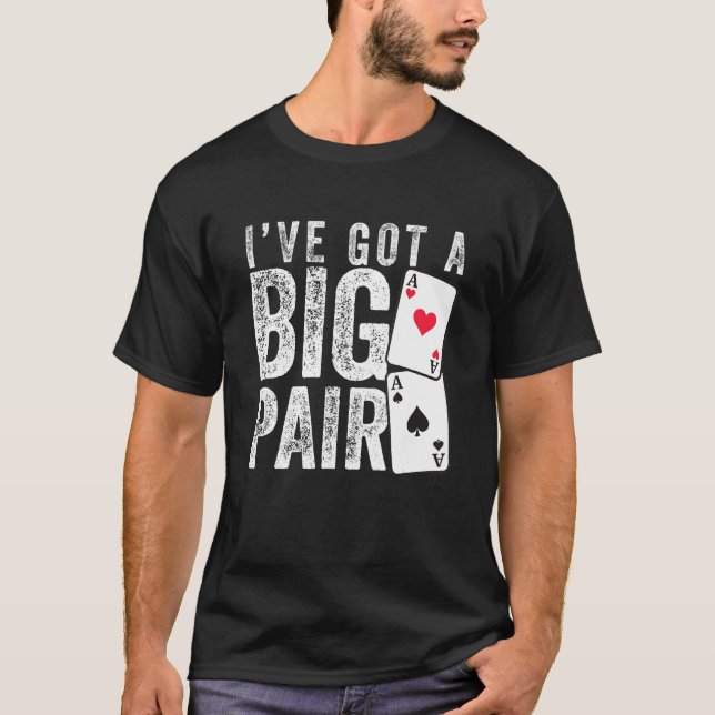 Cool Poker Player Design For Men Women Casino Love T Shirt (Framsida)