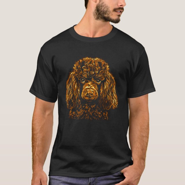 Cool Poodle T Shirt (Framsida)