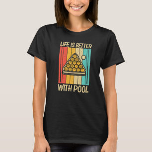 Cool Pool För Män Kvinnor Snooker Biljard 8 Boll P T Shirt