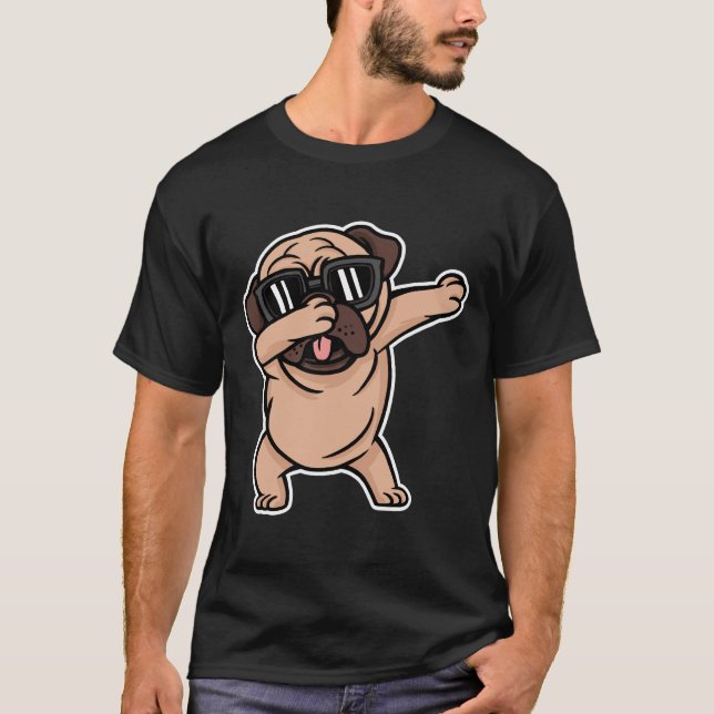 Cool Pug Dubbing Essential  753 T Shirt (Framsida)