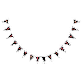 Cool Punk Rockstar Birthday Bunting Flags Vimplar