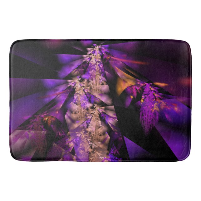 Cool purple leaves badrumsmatta (Framsidan)