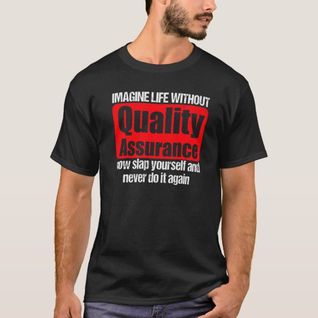Cool Quality Assurance Apparel  Amazing Assurances T Shirt (Framsida)