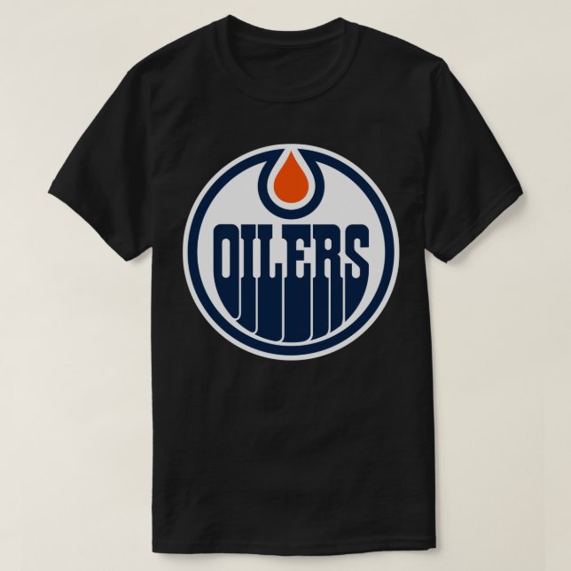 Cool &quot;Oilers Sticker  T Shirt (Design framsida)