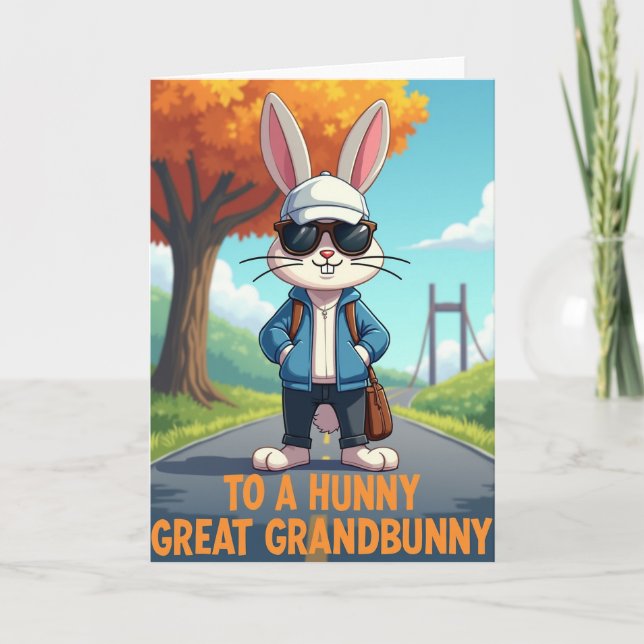 Cool Rabbit Äventyrs Road Trip Kort (Framsida)