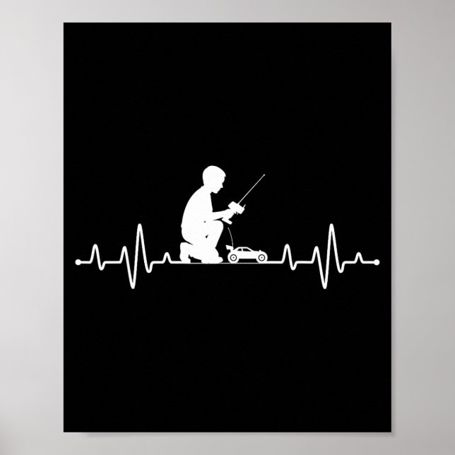Cool Rc Racing Art For Men Women Remote Control Rc Poster (Framsidan)