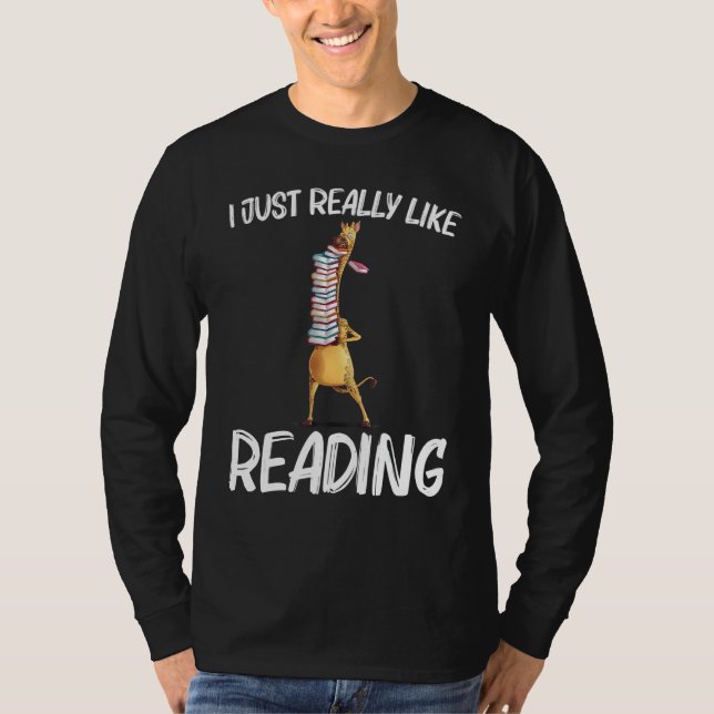 Cool Reading For Men Women Bookworm Learning Book  T Shirt (Framsida)