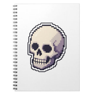 Cool ReCool Retro Pixel Art Dödskalle iPad Smart C Anteckningsbok