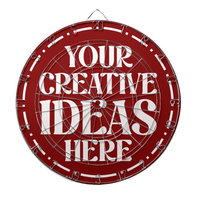 Cool, refined, modern & playful darttavla (Framsidan)