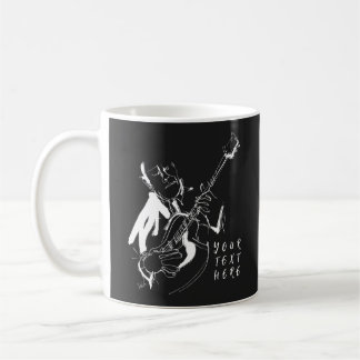 Cool Retro Guitarist Custom Name(名入れ対応) Kaffemugg