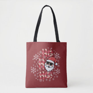 Cool Retro Santa jul röd bandana halsduk Tygkasse
