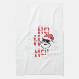 Cool Retro Santa jul ugnshandskar Se Kökshandduk