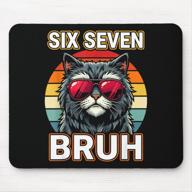 Cool Retro Six Seven Bruh Cat Sungles Meme 67  Musmatta (Framsidan)