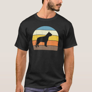 Cool Retro Sunset Pit Bulls - Great Pitbull Owner T Shirt