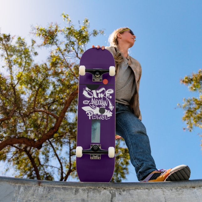Cool Retro Surf Brooklyn Fred  Mini Skateboard Bräda 18,5 Cm (Utomhus 1)