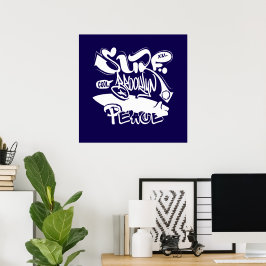 Cool Retro Surf Brooklyn Fred  Poster