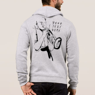 Cool Retro Trumpeter Custom Name (名入れ・カスタム対応) T Shirt