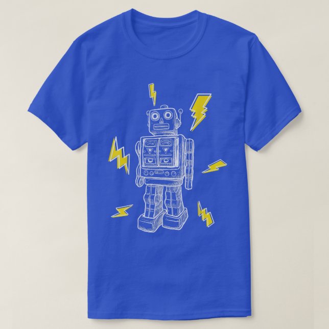 Cool Robotics Kids Robot  T Shirt (Design framsida)