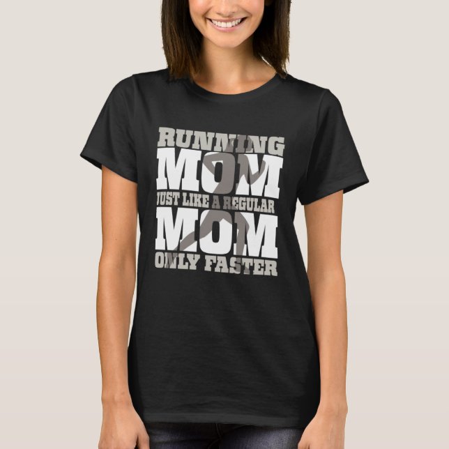 Cool Runner marathon for women mom coach race T Shirt (Framsida)