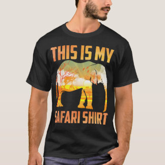 Cool Safari för Afrika T Shirt