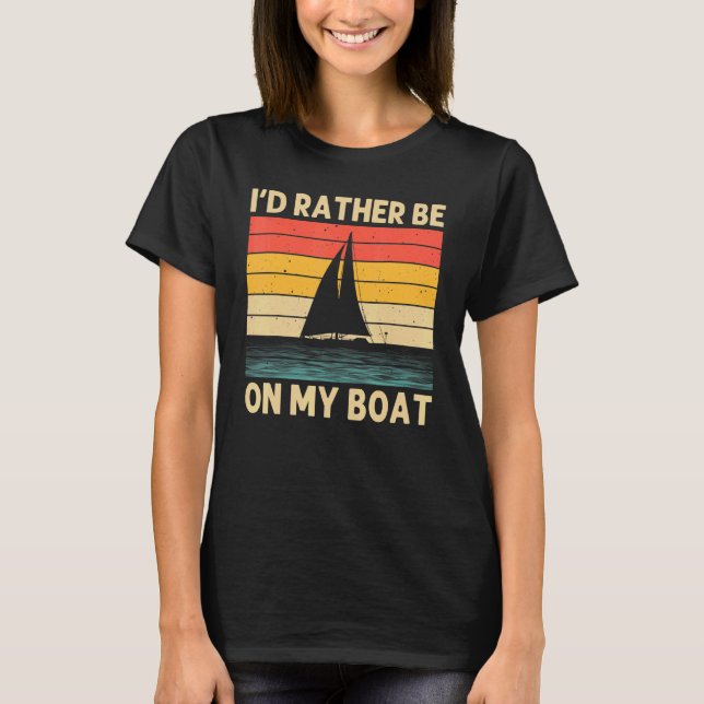 Cool Sailing For Men Women Boating Nautical Sail B T Shirt (Framsida)