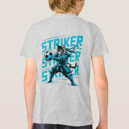  Cool Samurai Cat Soccer Striker - Gift for soccer T Shirt