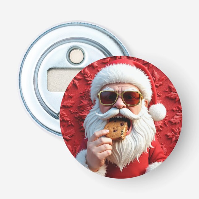 Cool Santa Claus Flasköppnare (Framsidan)