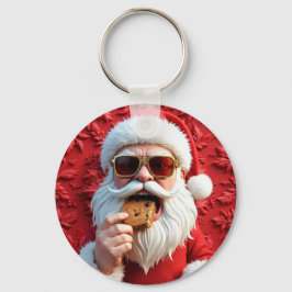 Cool Santa Claus Nyckelring