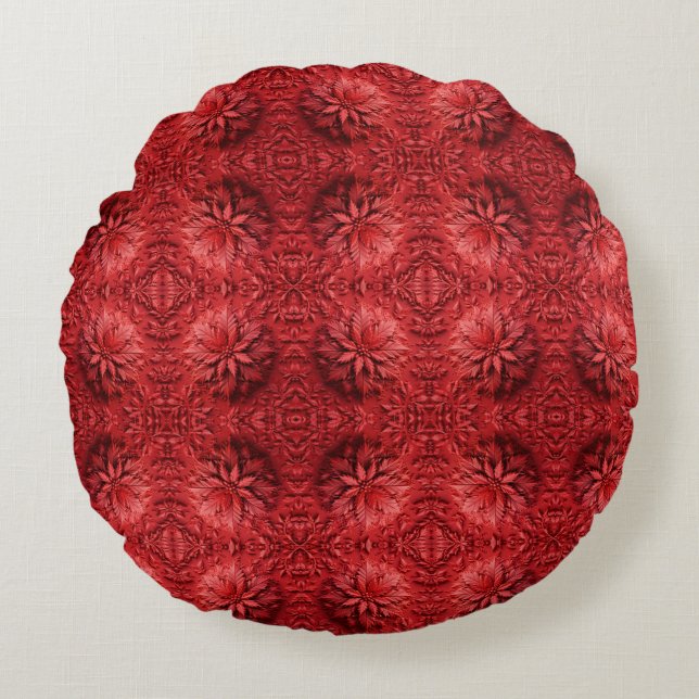 Cool Santa Claus Rund Kudde (Framsidan)