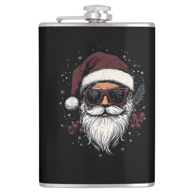 Cool Santa with Sunglasses Christmas Fickplunta (Framsidan)