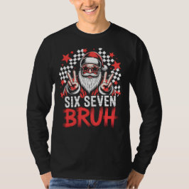 Cool Santa with sunglasses - Six Seven BRUH T Shirt