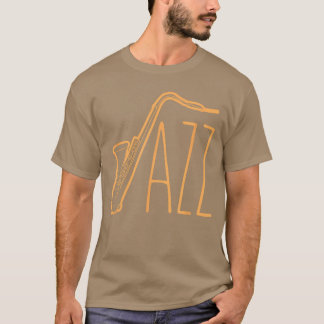 Cool Saofon för män Kvinnor Jazzmusik Band Musici T Shirt