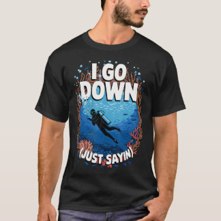Cool Scuba Dykning Konst För Män Pappa Oceanen Scu T Shirt