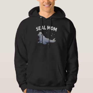 Cool Seal For Mom Mama Sea Lion Animal  Harp Seals Hoodie