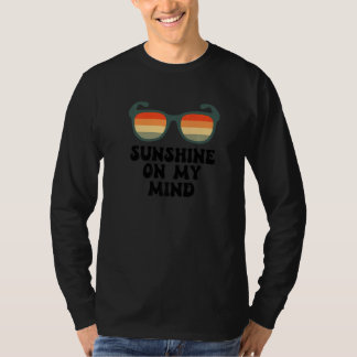 Cool Shades Sunshine On My Mind Vacation Retro Set T Shirt