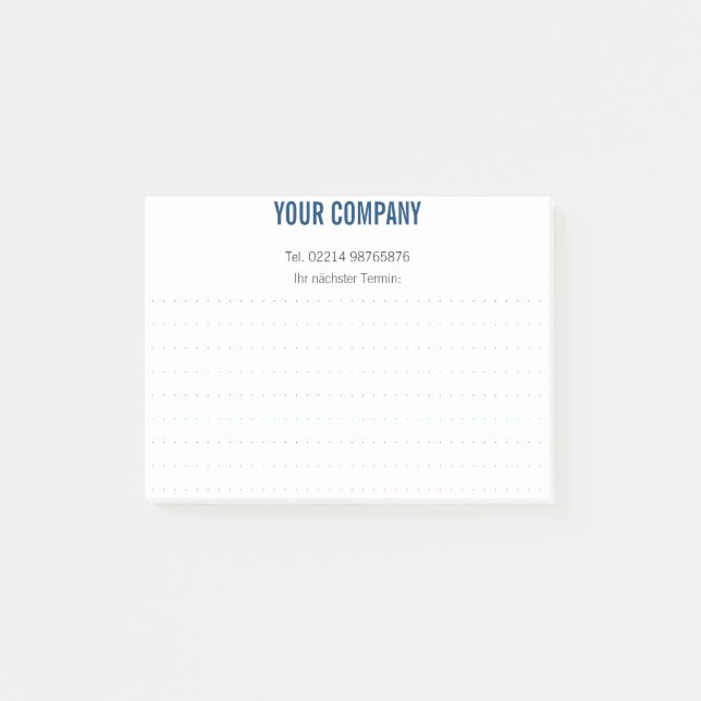 Cool shadow name blue notes post-it block (Framsida)