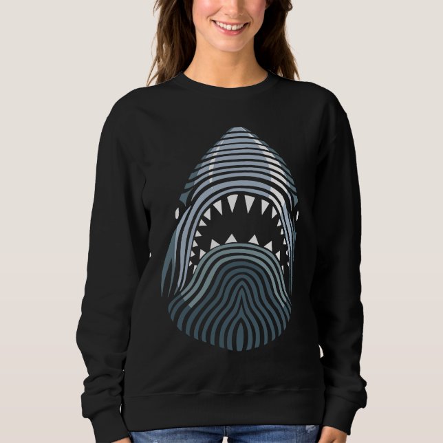 Cool Shark Head T Shirt (Framsida)