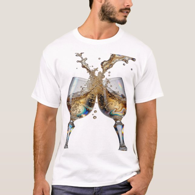 Cool Silver CHEERS T-shirt (Framsida)