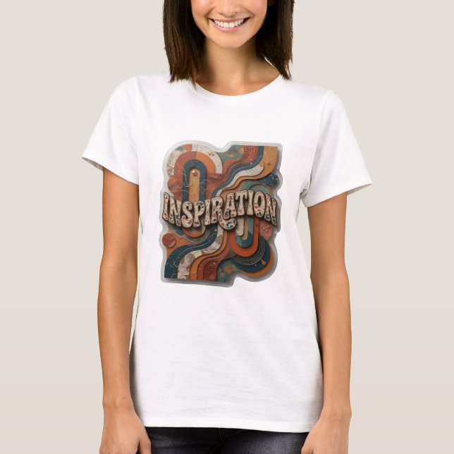 Cool Silver INSPIRATION Shirt Design T (Framsida)