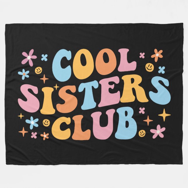 Cool Sisters Club III Fleecefilt (Framsidan (Horisontell))