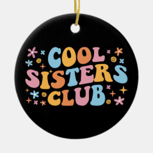 Cool Sisters Club III Julgransprydnad Keramik