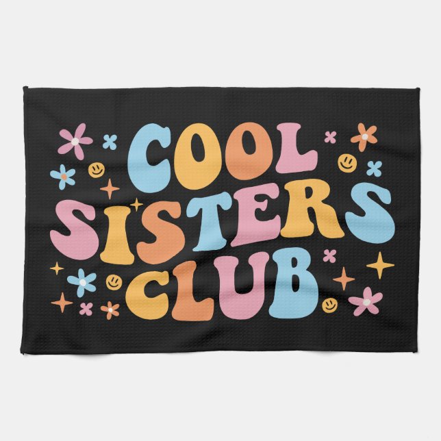Cool Sisters Club III Kökshandduk (Horisontell)