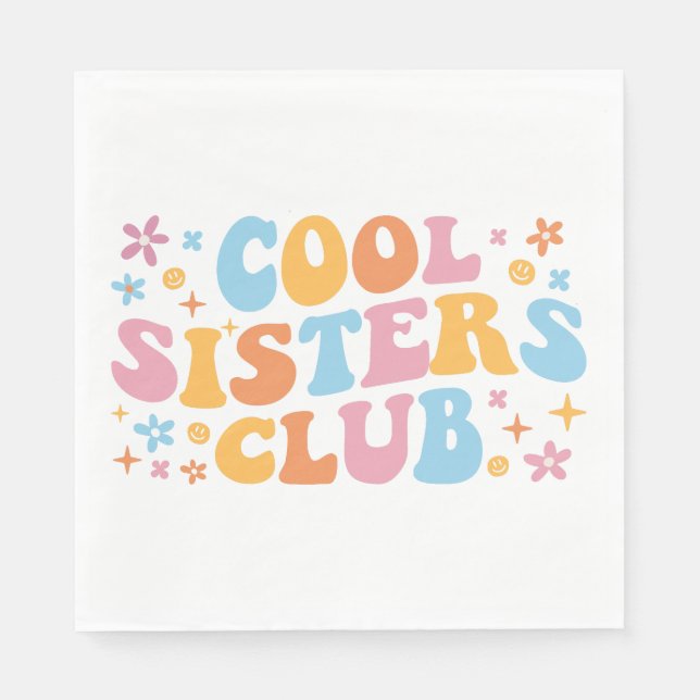 Cool Sisters Club III Pappersservett (Framsidan)