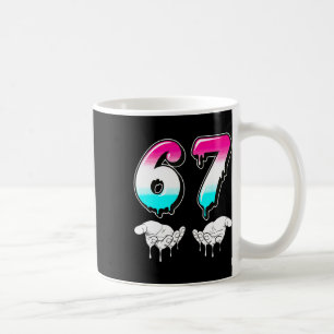 Cool Six Seven 6 7 Meme Gen Alpha Slang Kostym Ma Kaffemugg