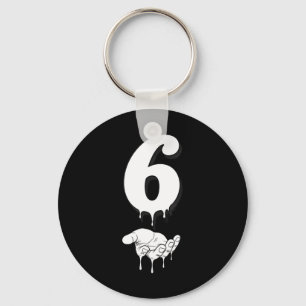 Cool Six Seven 6 7 Meme Gen Alpha Slang Kostym Ma Nyckelring