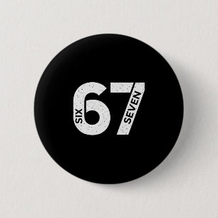 Cool Six Seven Nummer Gen Alpha Slang 6 7 Trendand Knapp