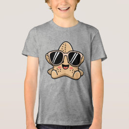 Cool sjöstjärna med solglasögon Strandstämning T Shirt