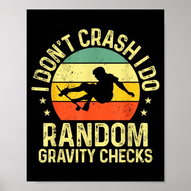 Cool Skateboard Art For Men Women Skateboarding Sk Poster (Framsidan)