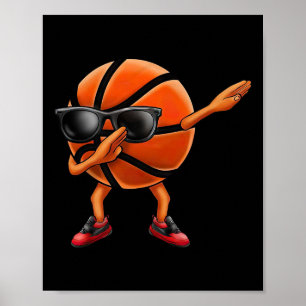 Cool Sketll Dab Karaktär Rollig Sport Ungdom Poster