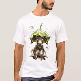 Cool Skugga Gott Dag Rolig Åsna med Lövhatt T Shirt